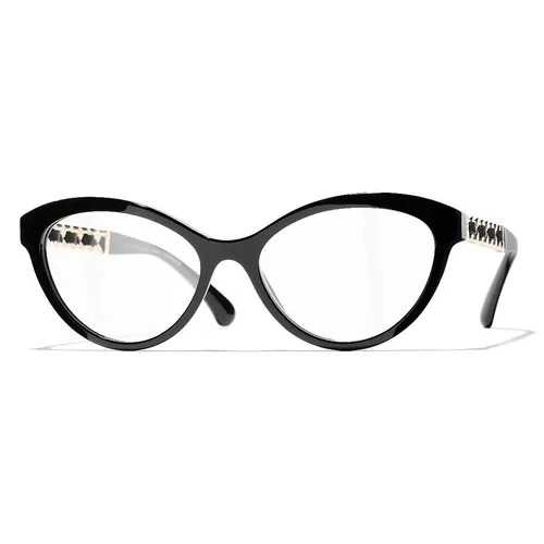 Optical Pilot Eyeglasses metal  calfskin  Fashion  CHANEL