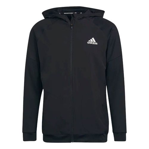 Áo Hoodie Adidas Men's Training Full-Zip Jacket HA6366 Màu Đen
