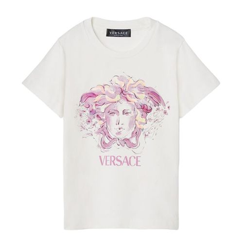 Áo Phông Versace Medusa White 1000052 1A04708 2W970 Màu Trắng