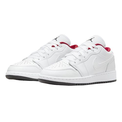 Giày Thể Thao Nike Air Jordan 1 Low White/Red 553560-164 Màu Trắng Đỏ Size 35.5