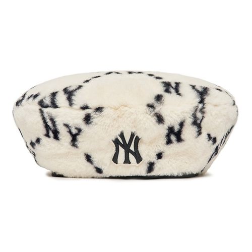 Mũ MLB Dia Monogram Fur Beret New Yankees Yankees 3ACBMF126-50CRS Màu Trắng Size S