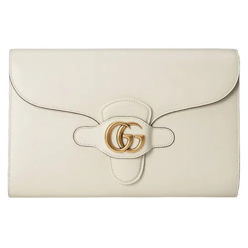 Mua Túi Cầm Tay Gucci Clutch With Double G Màu Trắng Gucci Mua tại