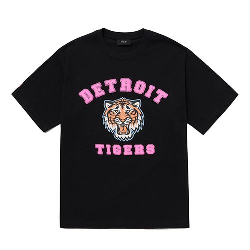 Áo Phông MLB Detroit Tiger Overfit Short Sleeve T-Shirt Detroit Tigers 3ATSC2023-46BKS Màu Đen