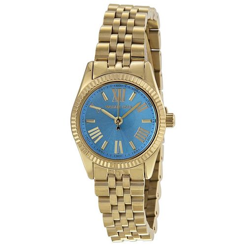 Đồng Hồ Nữ Michael Kors Lexington Ocean Blue Dial Gold-tone Ladies Watch MK3271 Màu Xanh Vàng