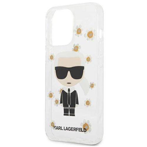 Ốp Điện Thoại Karl Lagerfeld iPhone 13 Pro Max KLHCP13XHFLT Màu Trắng