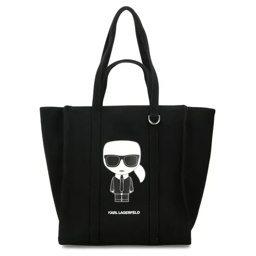 Túi Tote Karl Lagerfeld Shopper Kabelka Ikonik Biarritz Tote Bag Màu Đen