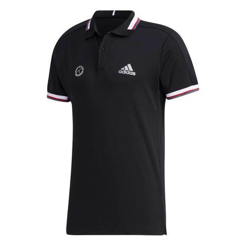Áo Polo Adidas Tennis Top Solid Heat.Rdy Màu Đen Size XS