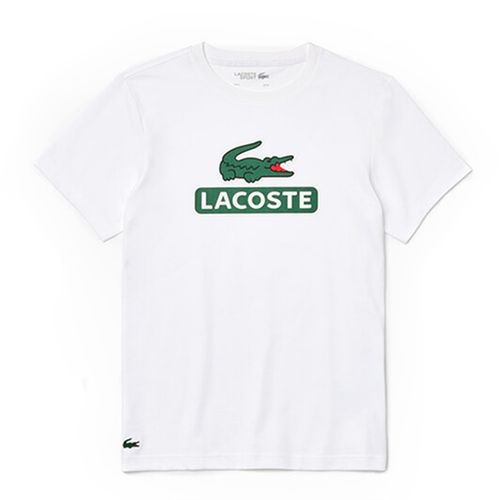 Áo Thun Men’s Lacoste SPORT Print Logo Breathable T-Shirt Màu Trắng Size S