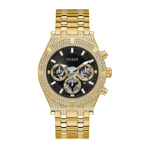 Đồng Hồ Nam Guess Gold Tone Case Gold Tone Stainless Steel Watch GW0455G2 Màu Vàng