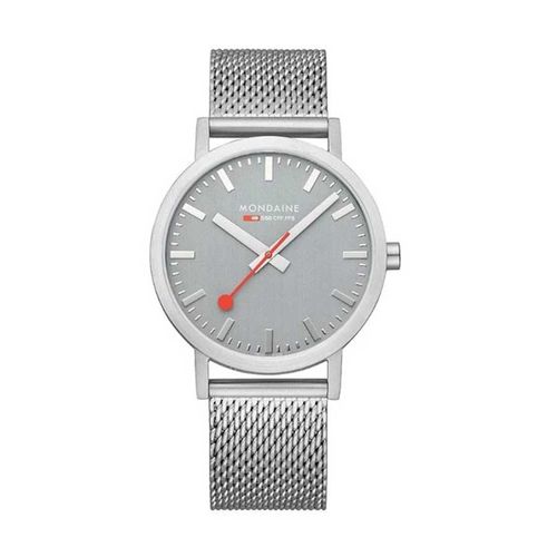 Đồng Hồ Nam Mondaine Classic Stainless Steel Gray Watch A660.30360.80SBJ - 40mm Màu Xám Bạc