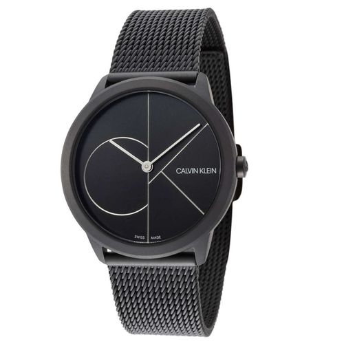 Đồng Hồ Nữ Calvin Klein CK Women Minimal K3M5245X 35mm Black Dial Stainless Steel Watch Màu Đen