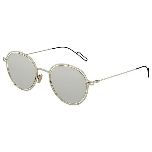 Kính Mát Dior Silver Mirror Round Sunglasses CD 0210S 010 DC