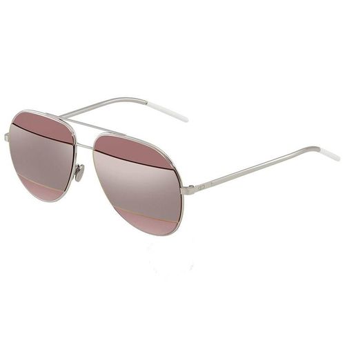 Kính Mát Dior Silver Pink Aviator Unisex Sunglasses
