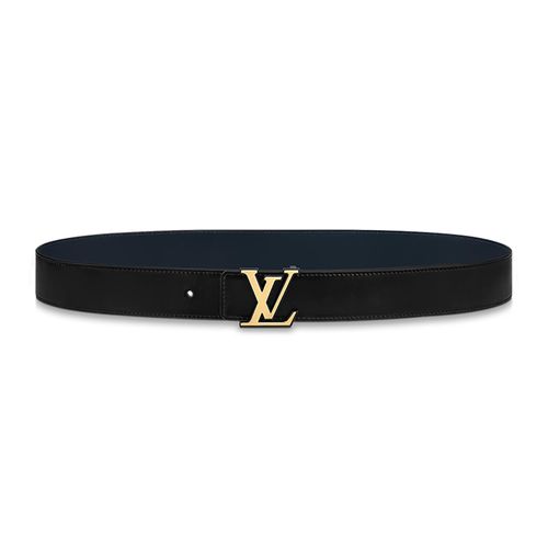 Thắt Lưng Nam Louis Vuitton LV Mirror 35mm Reversible Belt M0626Q Màu Đen Size 100