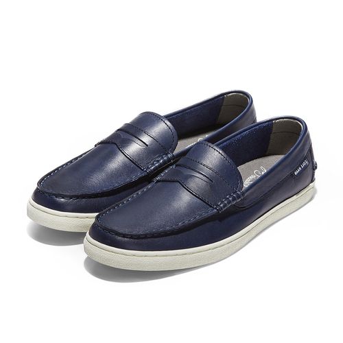 Giày Lười Cole Haan Pinch Weekender Màu Xanh Blue Size 41.5