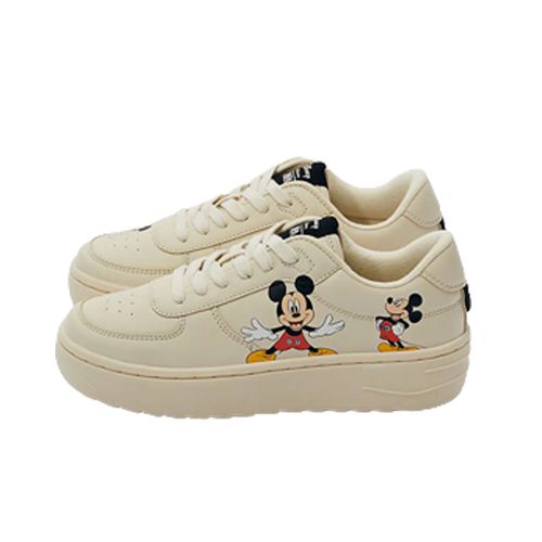 Giày Zara Mickey Mouse Disney Sneakers Màu Trắng Đục