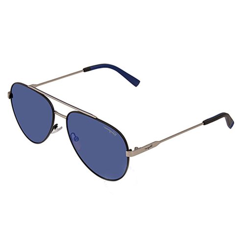 Kính Mát Nam Salvatore Ferragamo Blue Aviator Sunglasses Sf204s 001 59 Màu Xanh Vàng
