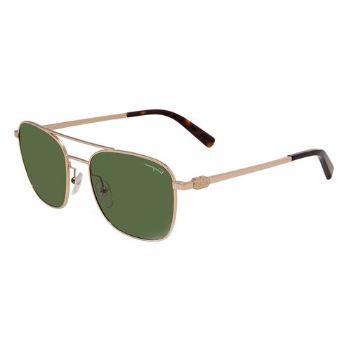 Kính Mát Nam Salvatore Ferragamo Green Square Sunglassesites SF158S 717 53 Màu Vàng Xanh