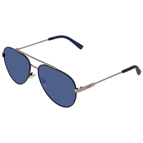 Kính Mát Salvatore Ferragamo Blue Aviator Men Sunglasses SF204S 001 59 Màu Xanh