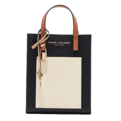 Túi Tote Marc Jacobs Micro Grind Satchel Tote Bag Black H001L03FA22 Màu Đen Trắng