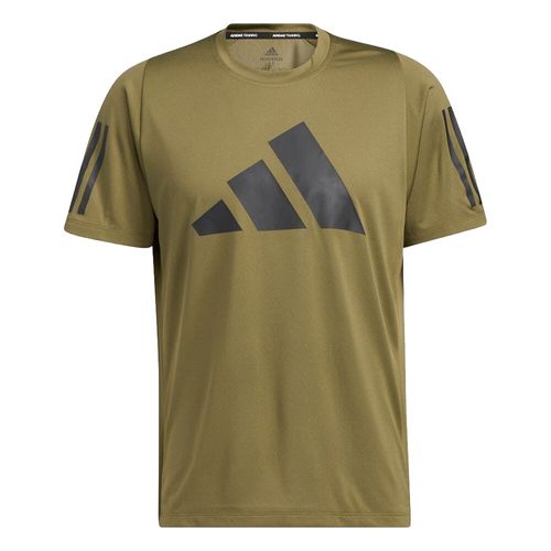 Áo Thun Nam Adidas FL 3 Bar Tee Tshirt HE6802 Màu Xanh Rêu Size XS