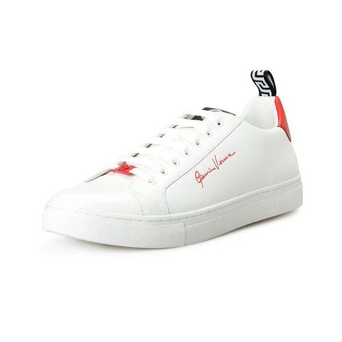 Giày Sneakers Versace Vitello Logo Red 1002778 1A02200 2W94P Màu Trắng