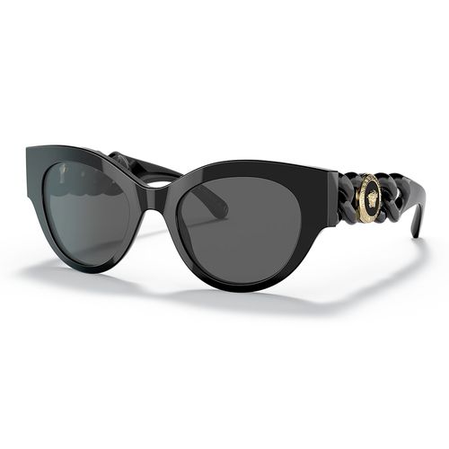 Kính Mát Versace Dark Grey & Black Sunglasses VE4408 52 Màu Xám Đen