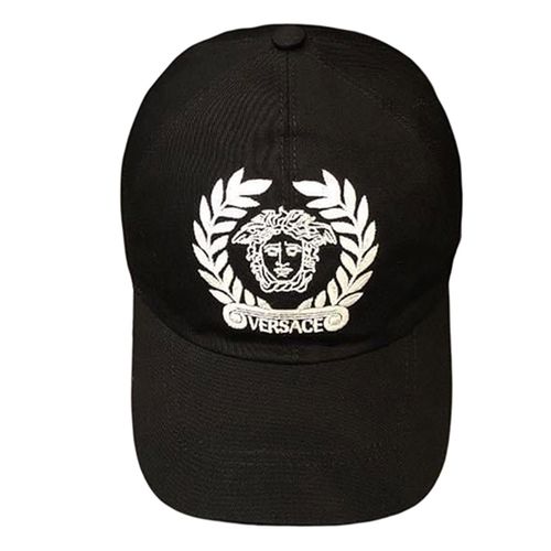 Mũ Versace Medusa Logo Cap Màu Đen Size 57