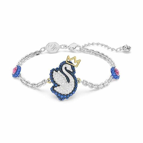Vòng Đeo Tay Swarovski Pop Swan Bracelet 5650187 Màu Bạc Xanh