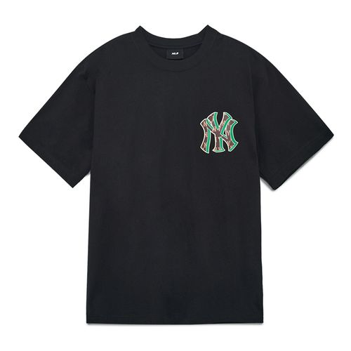 Áo Phông MLB Overfit Monotive New York Yankees Tshirt 3ATSM3033-50BKS Màu Đen Size S