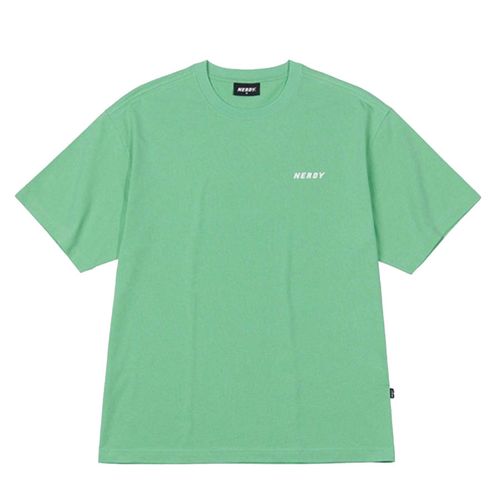 Áo Phông Nerdy Back Slogan 1/2 Sleeve T-Shirt  Màu Xanh Green