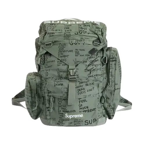 Order Balo Supreme 23SS Field Backpack Olive Gonz Màu Xanh Olive