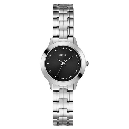 Đồng Hồ Nữ Guess Silver Tone Stainless Steel Watch U0989L9 Màu Bạc