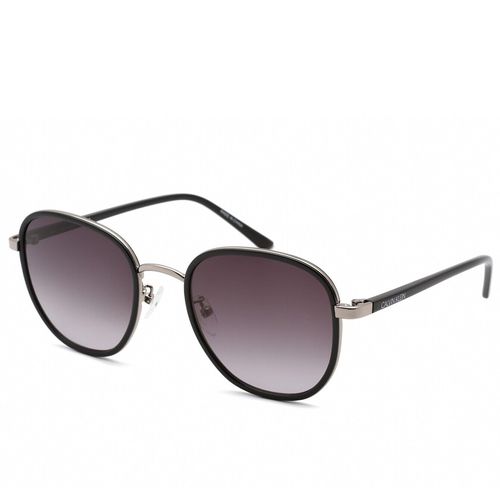 Kính Mát Calvin Klein Grey Gradient Round Unisex Sunglasses CK19323SK 008 56 Màu Xám