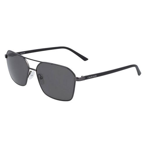 Kính Mát Calvin Klein Men's Sunglasses Grey Navigator CK20300S 008 58 Màu Xám Đen