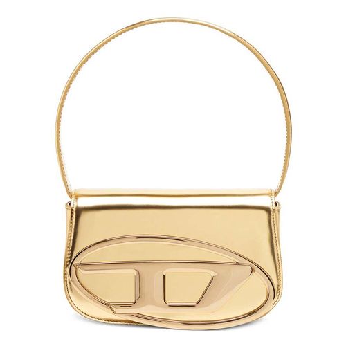 Túi Đeo Vai Diesel Women's Natural Logo-plaque Shoulder Bag X08396PS202 Màu Vàng Gold