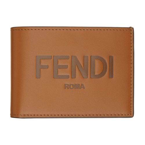 Ví Fendi Brown Logo Bifold Wallet Màu Nâu