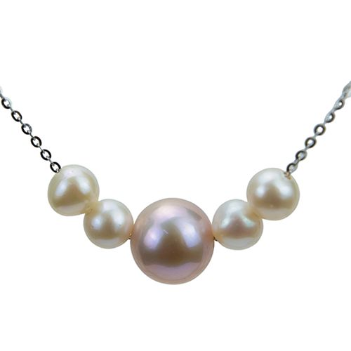 Dây Chuyền Nữ Minh Hà Pearl Jewelry Xuyên Ngọc Màu Trắng