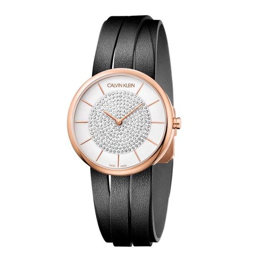 Đồng Hồ Nữ Calvin Klein CK Extension Quartz Watch K2R2STCW Màu Đen