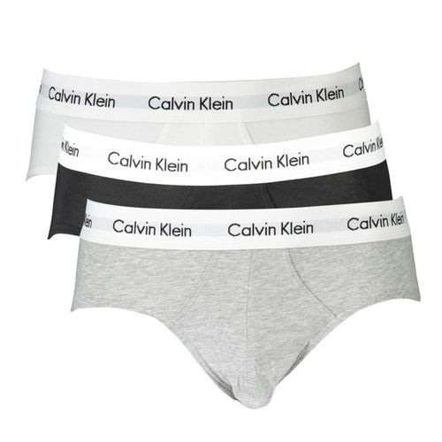 Set 3 Quần Lót Nam Calvin Klein CK Underwear Set 0000U2661G_BIANCO_998 Màu Trắng/Xám/Đen Size S
