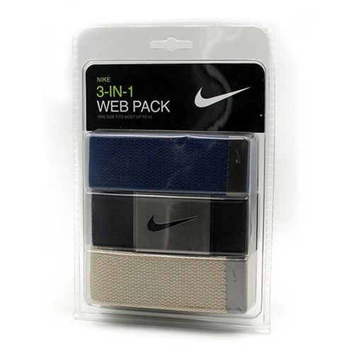 Set 3 Thắt Lưng Nam Nike DS5006-930X 3-In-1 Web Pack 3 Màu