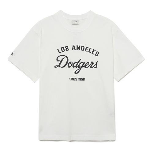 Áo Phông MLB LA Dodgers Tshirt 3ATSB4033-07WHS Màu Trắng