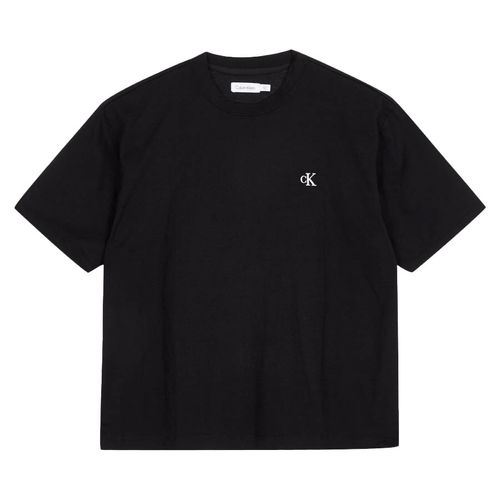 Áo Phông Nam Calvin Klein CK Logo Crew Neck T-Shirt 40HM229BAE Màu Đen