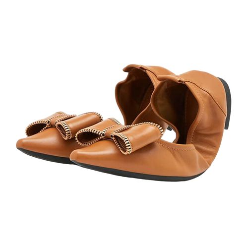 Giày Bệt Nữ Pazzion 0039-2 - CAMEL - 35 Màu Nâu