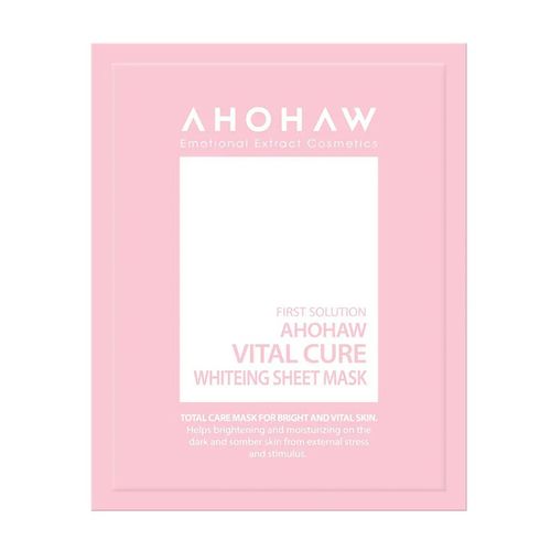 Mặt Nạ Giấy Dưỡng Trắng Da Ahohwa Vital Cure Whitening Sheet Mask 30ml ( 1 miếng)