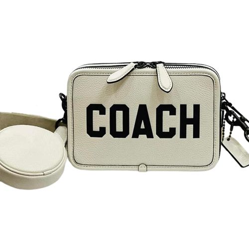 Túi Đeo Chéo Coach Charter 19 Crossbag White Leather Màu Trắng