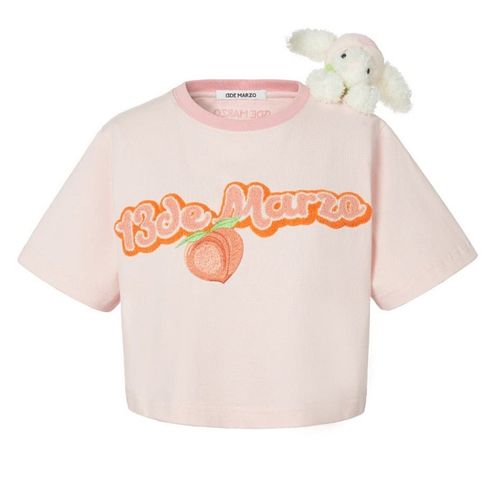 Áo Phông Nữ 13 De Marzo Doozoo Fruit Top Pink Pearl Tshirt Màu Hồng Size S