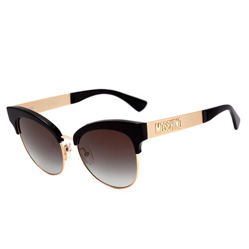 Kính Mát Nữ Moschino Ladies Cat Eye Sunglasses MOS038/S 0807 55-17 Màu Xám Đen
