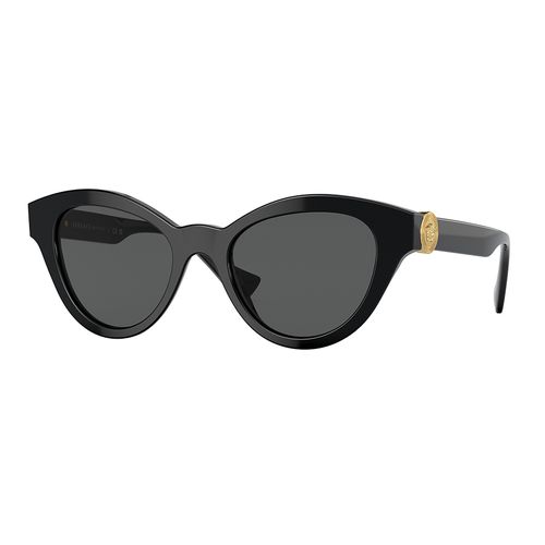 Kính Mát Nữ Versace Women's Black Sunglasses VE4435-GB1-87 Màu Đen Xám
