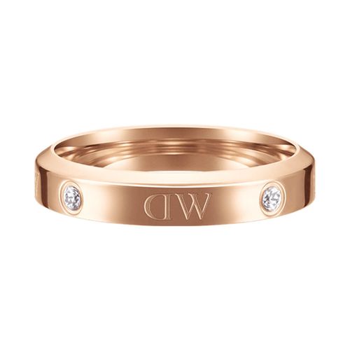 Nhẫn Daniel Wellington Classic Lumine Ring DW00400222 Màu Vàng Hồng Size 60